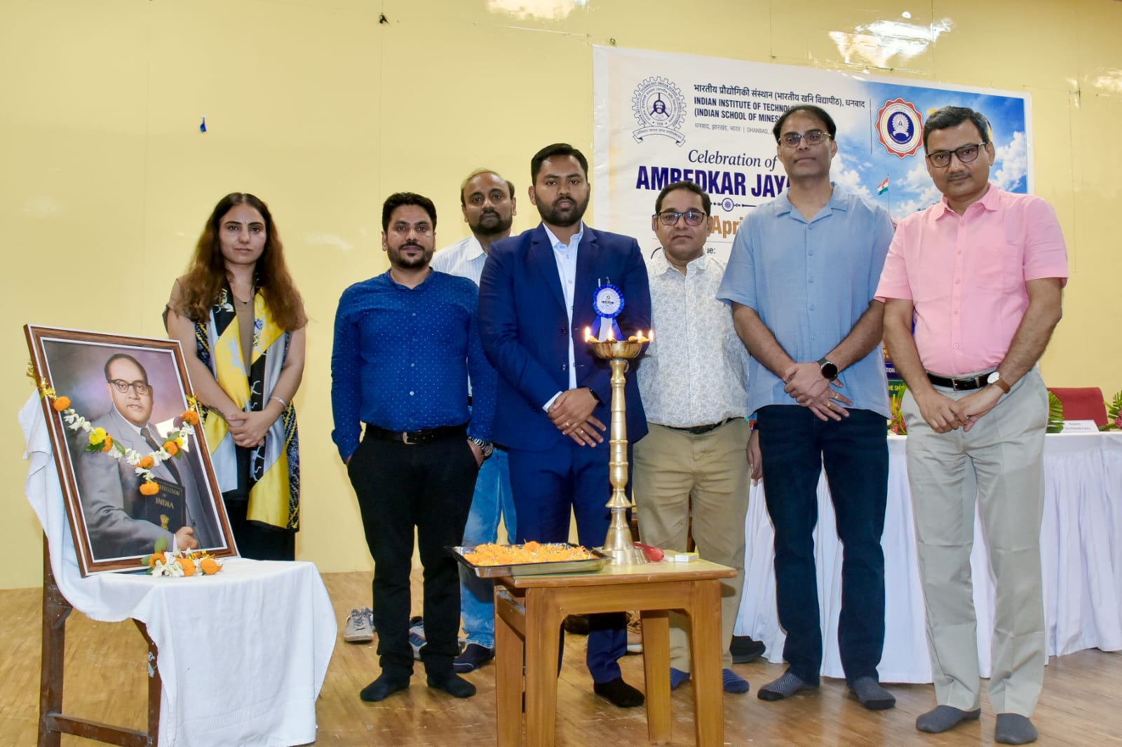IIT (ISM) धनबाद में अंबेडकर जयंती मनाई गई, समता और शिक्षा का दिया संदेश
