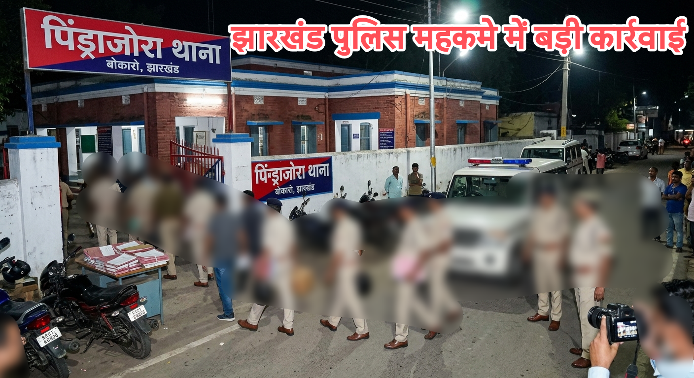 झारखंड: पुलिस महकमे में बड़ी कार्रवाई, भ्रष्टाचार के आरोप में पूरा थाना निलंबित