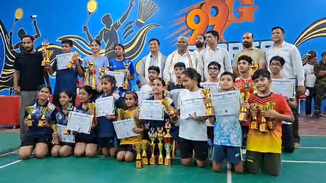 धनबाद : 99जी स्पोर्ट्स बैडमिंटन चैंपियनशिप का भव्य समापन