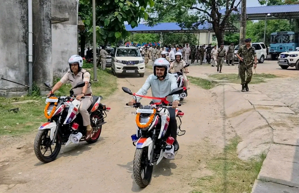धनबाद पुलिस को मिली 45 नई हाईटेक पेट्रोलिंग बाइक, पुलिसिंग होगी और मजबूत