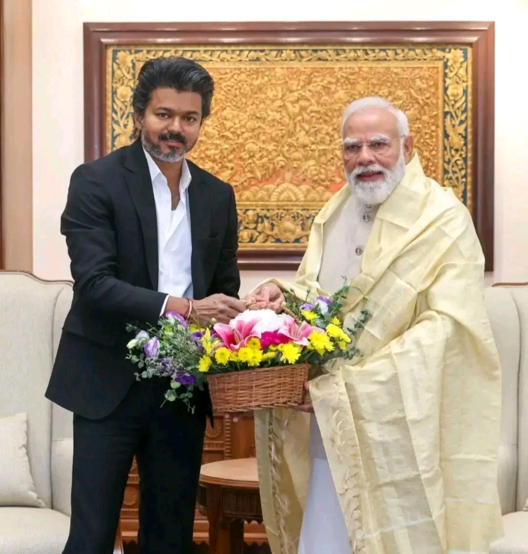 तमिलनाडु के नए मुख्यमंत्री जोसेफ विजय ने पीएम मोदी से की पहली मुलाकात
