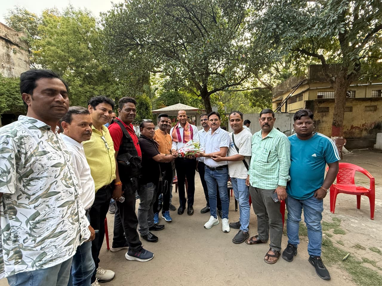 धनबाद प्रेस क्लब में हजारीबाग महापौर अरविंद राणा का स्वागत, पत्रकारों को दिया संदेश