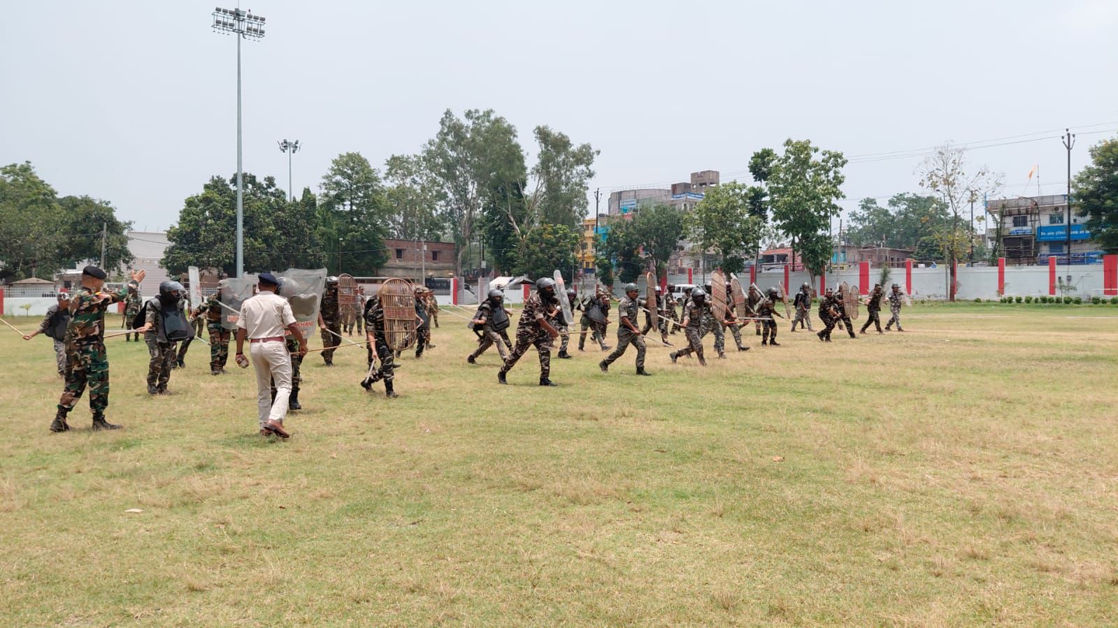 बकरीद को लेकर धनबाद पुलिस हाई अलर्ट पर, पुलिस केंद्र में हुआ व्यापक मॉक ड्रिल