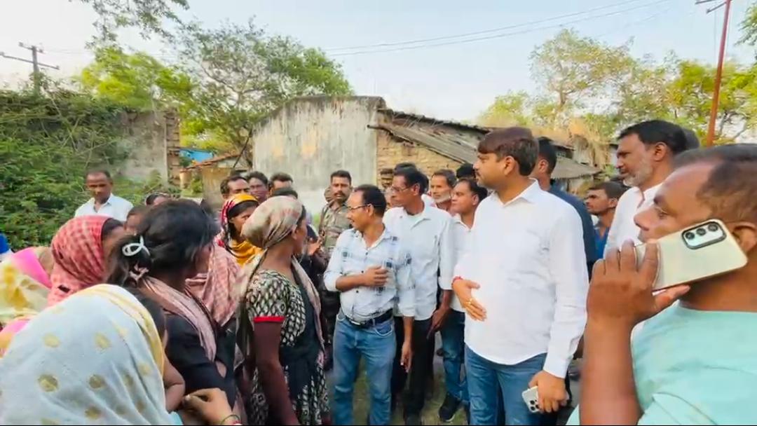 जिनागोड़ा माड़ी गोदाम में ट्रेंच कटिंग पर महापौर सख्त, कार्य तत्काल रुकवाया