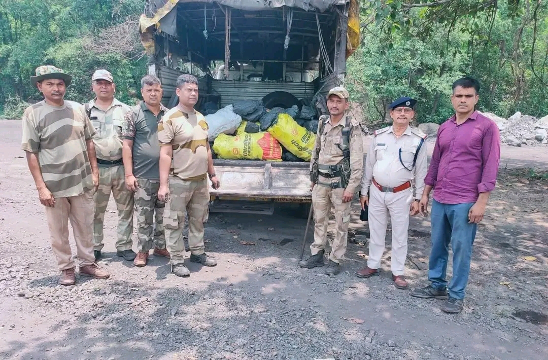 ड्रोन निगरानी में CISF को बड़ी सफलता, बेरमो में 3.730 टन अवैध कोयला जब्त