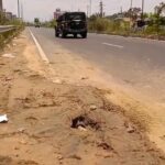 Dhanbad News:सुगीयाडीह 8 लेन सड़क पर गड्ढे से बढ़ा हादसे का खतरा, प्रशासन की उदासीनता पर उठे सवाल