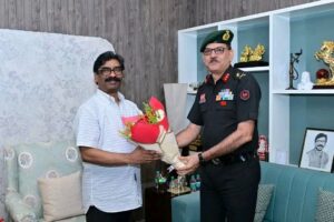 दुरंड कप 2026 की तैयारियों को लेकर मुख्यमंत्री हेमंत सोरेन से मिले सैन्य अधिकारी, कहा- झारखंड के लिए गर्व का अवसर