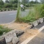 धनबाद की 8 लेन सड़क पर अवैध कट और भारी वाहनों का कब्जा, बढ़ रहा हादसों का खतरा