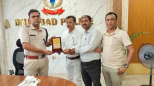 इंडियन रिपोर्टर एसोसिएशन ने एसएसपी प्रभात कुमार को किया सम्मानित
