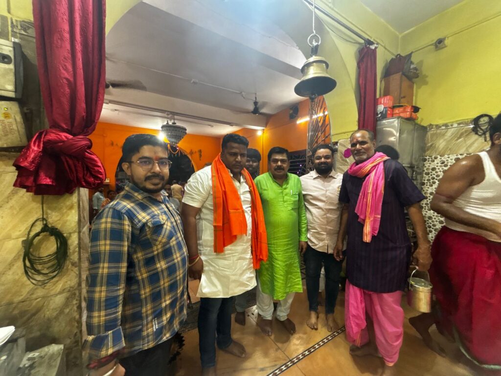 जोरापोखर काली मंदिर के निर्माण दिवस पर गूंजा अखंड कीर्तन, नित्यानंद मंडल हुए शामिल