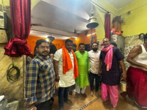 जोरापोखर काली मंदिर के निर्माण दिवस पर गूंजा अखंड कीर्तन, नित्यानंद मंडल हुए शामिल
