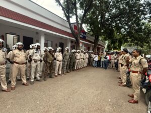 मोहर्रम को लेकर धनबाद पुलिस अलर्ट, शहरभर में निकाला गया फ्लैग मार्च