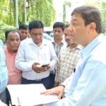 dhanbad सदर अस्पताल विस्तार के लिए अतिक्रमण हटाने की तैयारी, सीओ ने किया स्थल निरीक्षण