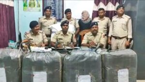 NH-16 पर पुलिस की बड़ी कार्रवाई, ट्रक से 126 किलो गांजा बरामद; चालक गिरफ्तार