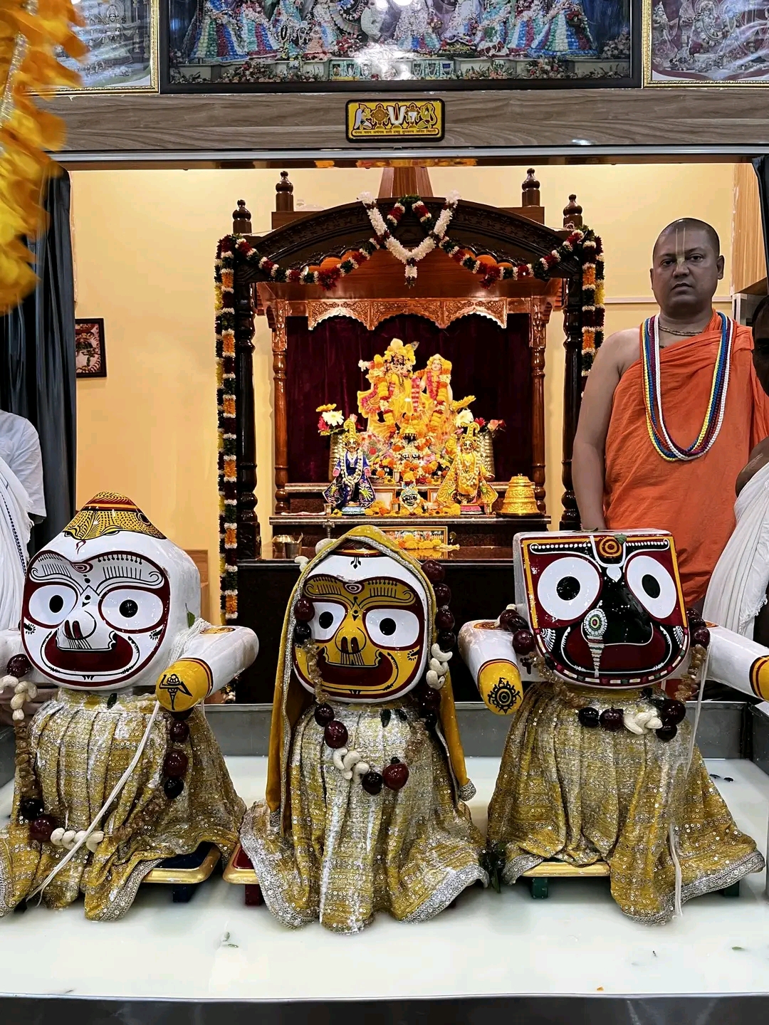 इस्कॉन वृंदावन विहार में श्रद्धा-भक्ति के साथ मनाया गया श्री जगन्नाथ भगवान का नेत्र उत्सव