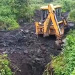 सोनारडीह रेल केबिन के पास गोफ बनने से बढ़ी चिंता, डीसी रेलखंड की सुरक्षा पर फिर उठे सवाल