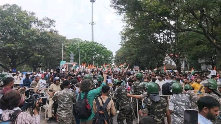 JPSC-JSSC भर्ती परीक्षाओं में कथित धांधली के खिलाफ छात्रों का आंदोलन 20वें दिन भी जारी