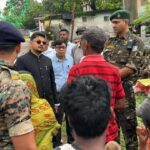 dhanbad बेलगड़िया टाउनशिप में DC-SSP का निरीक्षण, विकास योजनाओं को जल्द पूरा करने के निर्देश