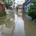 लगातार बारिश से विवेकानन्द कॉलोनी में जलजमाव, घरों में घुसा पानी