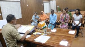 बोकारो में पुलिस अधीक्षक का जनसंवाद, लोगों की सुनी समस्याएं