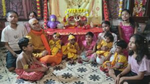 झरिया के राधा-कृष्ण मंदिर एवं पंचदेव मंदिर में भक्तिभाव से मनी जन्माष्टमी