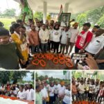 धनबाद पहुंची भर्ती सुधार यात्रा, विनोद बिहारी महतो को श्रद्धांजलि देकर लिया पारदर्शी भर्ती का संकल्प