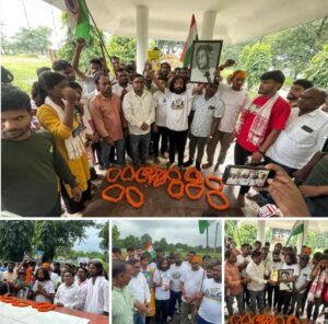 धनबाद पहुंची भर्ती सुधार यात्रा, विनोद बिहारी महतो को श्रद्धांजलि देकर लिया पारदर्शी भर्ती का संकल्प