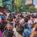 करंट की चपेट में आने से मजदूर की मौत, मुआवजे की मांग पर लोगों ने सड़क जाम की