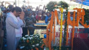 मंत्री सुदिव्य कुमार सोनू को CM हेमंत सोरेन ने दी श्रद्धांजलि, कहा- ‘आप हमेशा याद आएंगे’