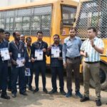 Dhanbad: DAV मुनिडीह और DM पब्लिक स्कूल पुटकी में स्कूली वाहनों की जांच, करीब ₹1 लाख जुर्माना