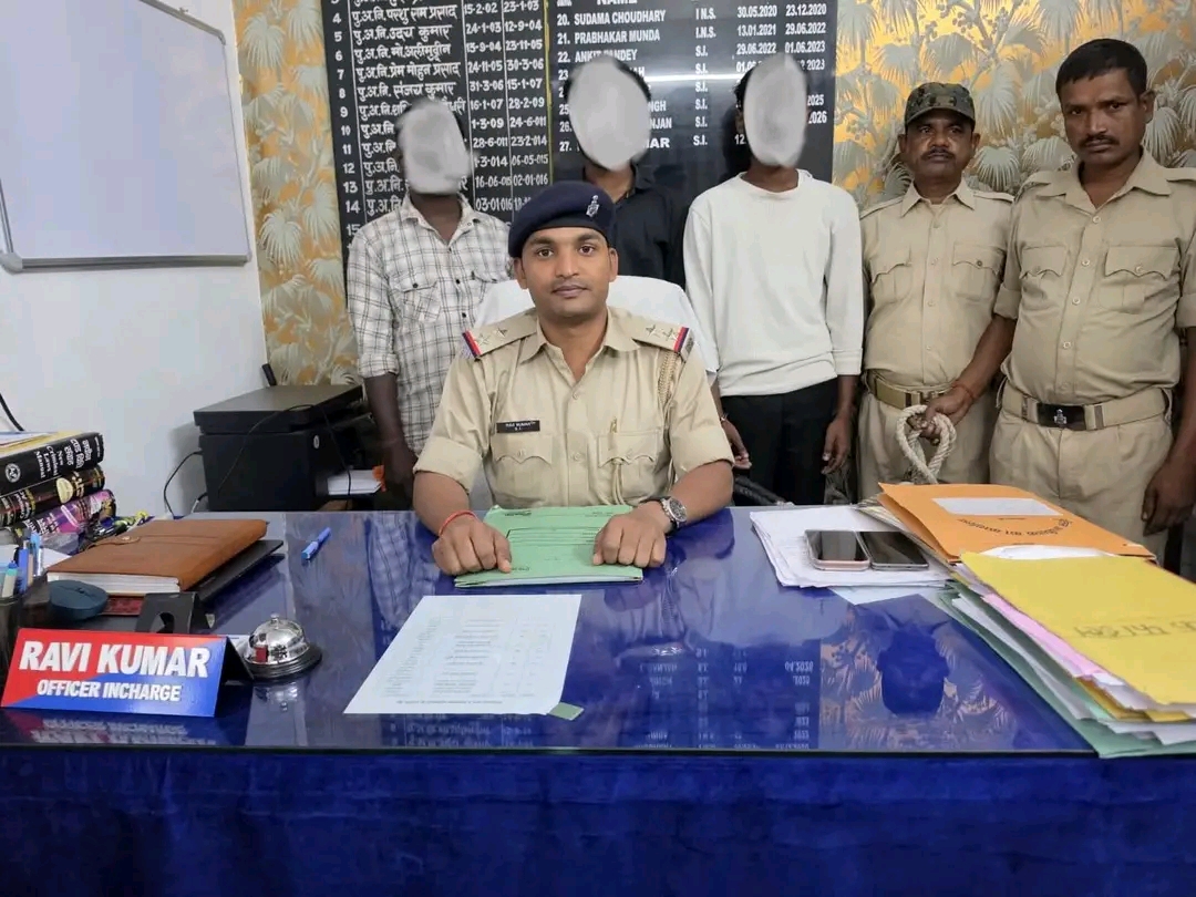 बोकारो पुलिस की विशेष कार्रवाई, तीन आरोपी गिरफ्तार; न्यायिक हिरासत में भेजे गए