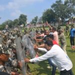दुर्गा पूजा को लेकर धनबाद पुलिस अलर्ट, एसएसपी के निर्देश पर पुलिस केंद्र में मॉक ड्रिल