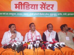 झारखंड में भ्रष्टाचार और बेरोजगारी के मुद्दे पर आंदोलन करेगी भाजपा: भानु प्रताप शाही