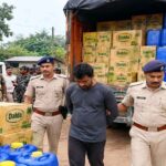 रांची के चान्हो में चोरी के खाद्य तेल से लदा ट्रक बरामद, एक युवक हिरासत में