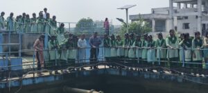 विद्यार्थियों ने किया भेलाटांड़ वॉटर ट्रीटमेंट प्लांट का शैक्षणिक भ्रमण: रॉ वाटर के संचयन से वितरण तक की सीखी प्रक्रिया