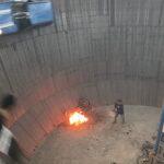 जमशेदपुर: बर्मामाइंस दुर्गा पूजा मैदान के ‘मौत के कुएं’ में हादसा, स्टंट के दौरान बाइक में लगी आग