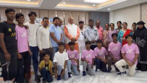 धनबाद में राष्ट्रीय पिकलबॉल पदक विजेताओं का सम्मान, चंद्रशेखर अग्रवाल ने बढ़ाया खिलाड़ियों का उत्साह