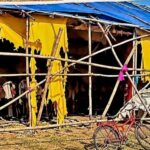 जामताड़ा में दुर्गापूजा पंडाल में आधी रात लगी आग, ग्रामीणों ने निष्पक्ष जांच की मांग की